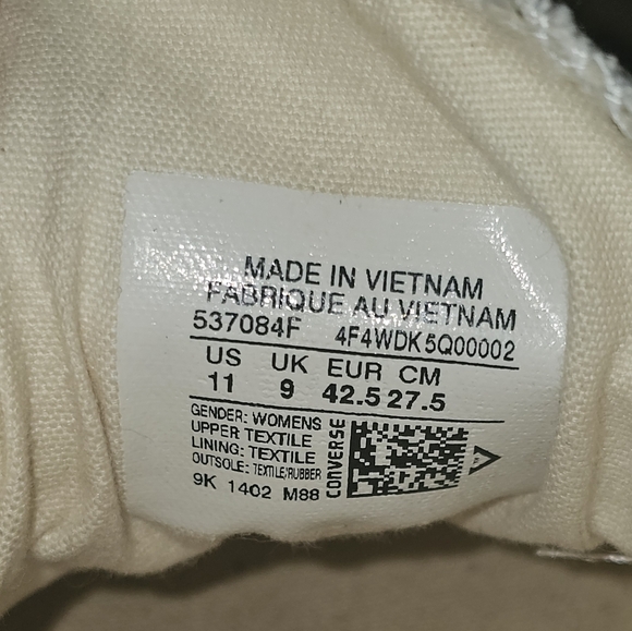 EUC | Converse Chuck Taylor | All Star Shoreline | Slip on | Size: 11 - Picture 12 of 16